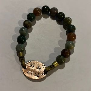 NWOT - Beaded Motivational Bracelet Handmade